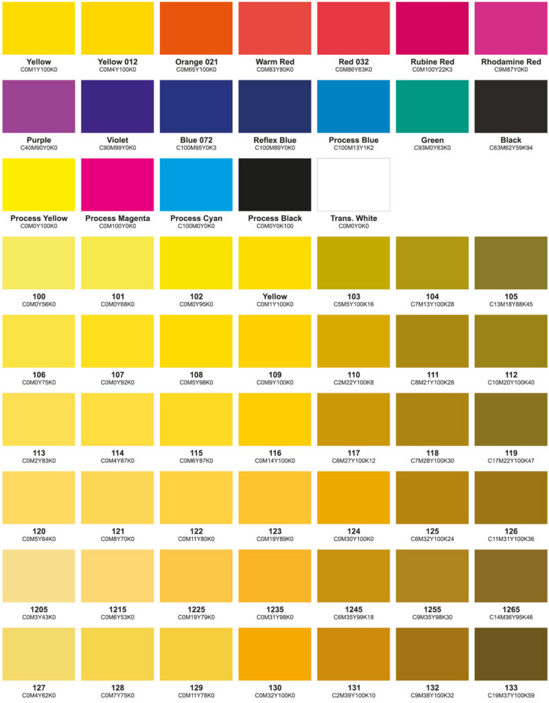 Colour Chart - Web Directions