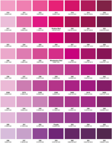 Colour Chart - Web Directions