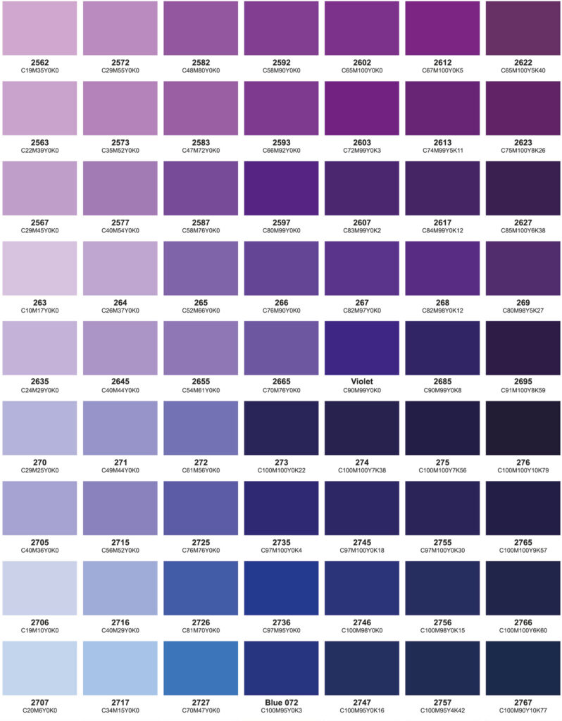Colour Chart - Web Directions