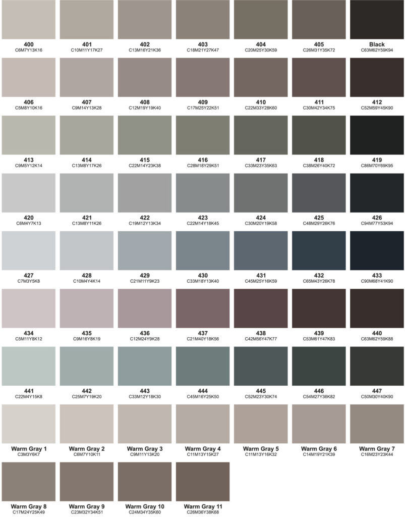 Colour Chart - Web Directions